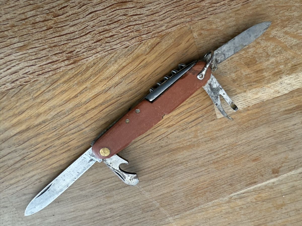 Coltelli tascabile: Antikes Taschenmesser Sackmesser mit Punze – Usato da Goldach venduto da Messerguru 2