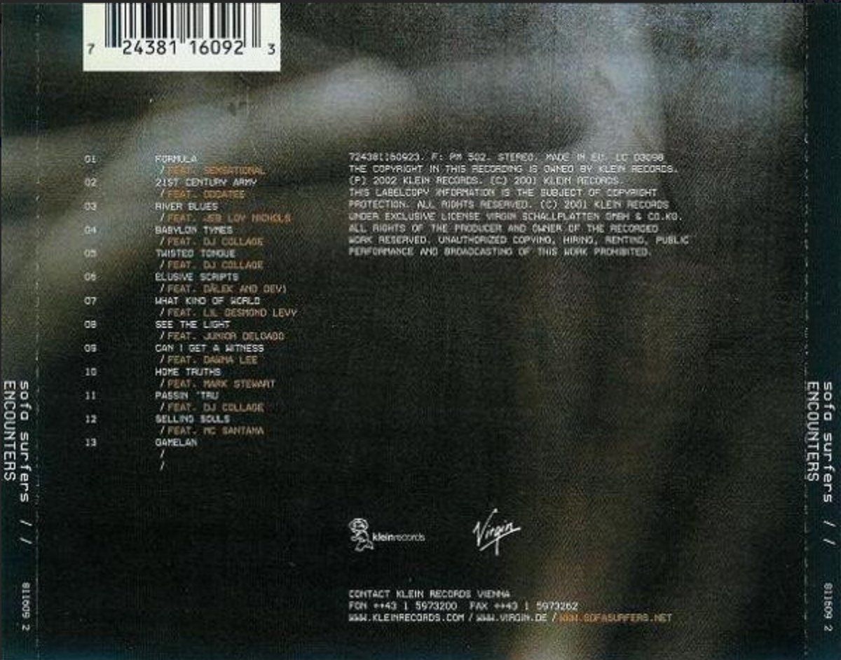 CD: Sofa Surfers - Encounters – Usato da Brunnen venduto da Barfly5 1