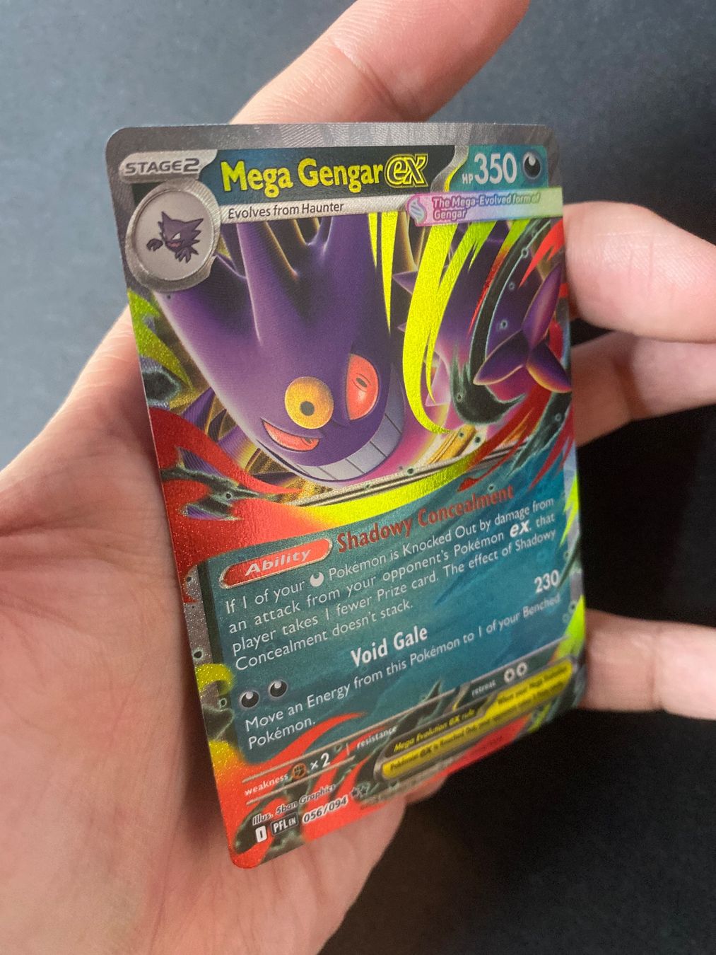 Pokémon Carte collezionabili: Mega Gengar ex 56 - Double Rare - Phantasmal Flames - EN – Nuovo (secondo la descrizione) da Hausen AG venduto da Shrade 1