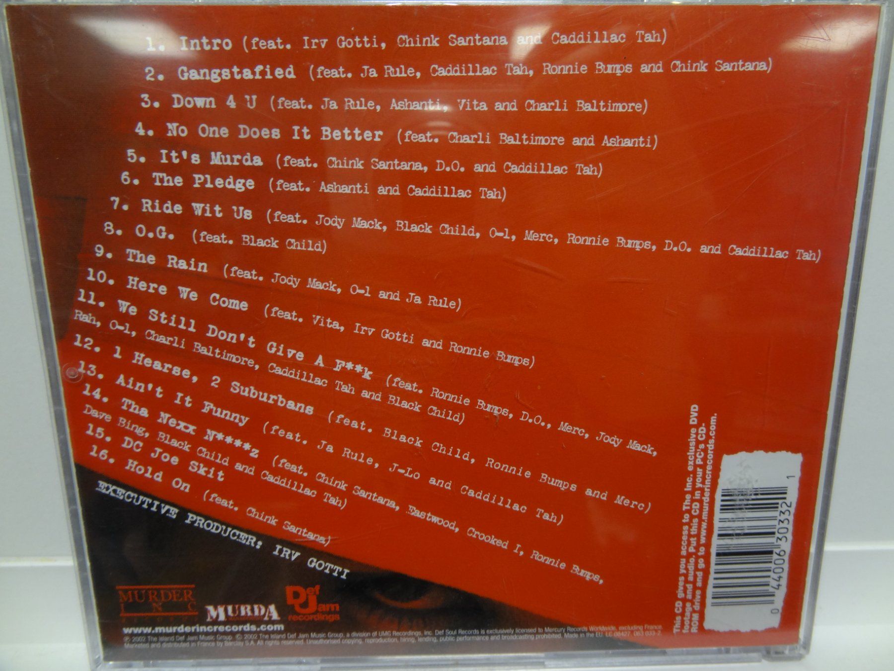 CDs: IRV GOTTI presents THE INC CD – D'occasion à luzern par musicandart 1