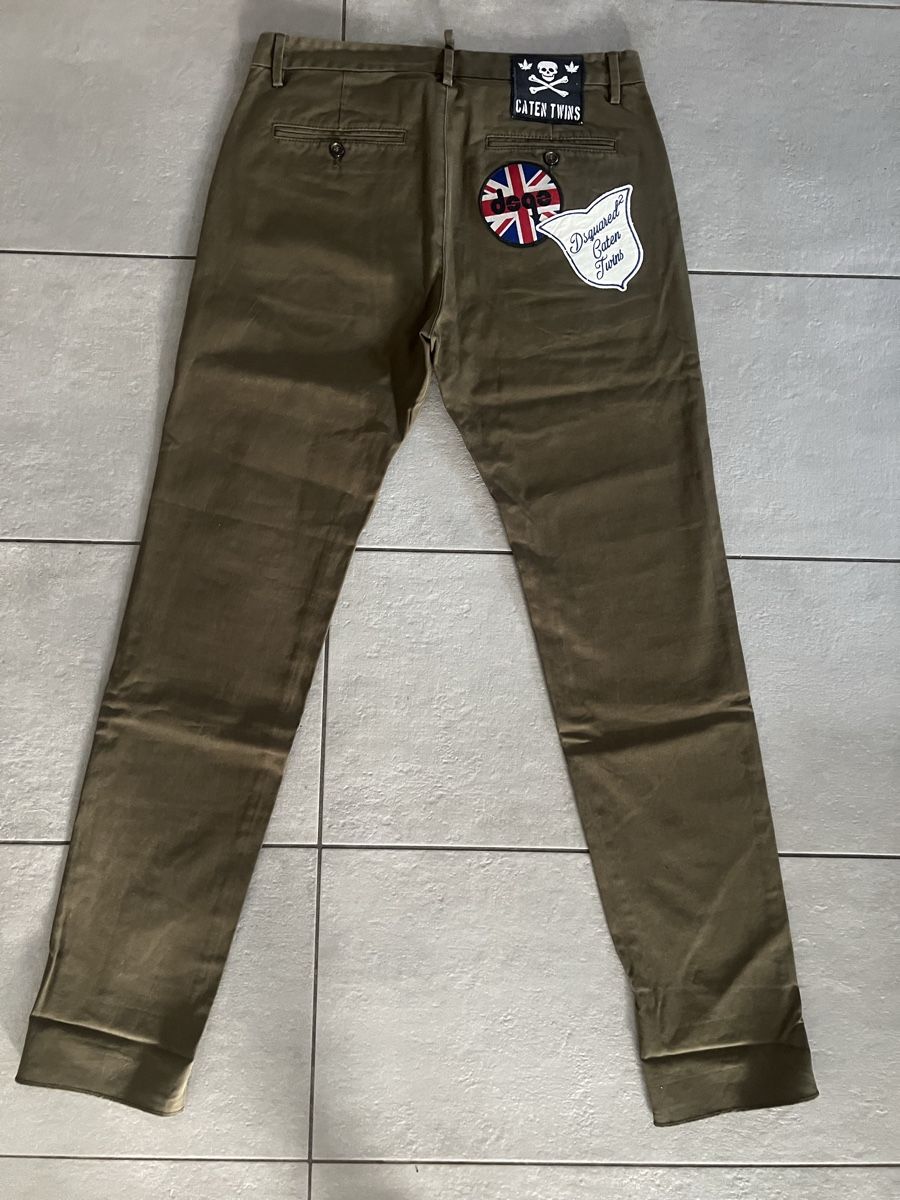 Pantaloni: Daquared2 pantalone patch uomo – Usato da Mendrisio venduto da fly_9wzx 2