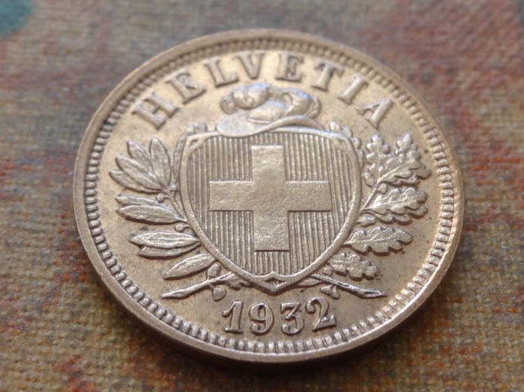 Tutti le monete: 2 Rp. 1932  (C) – Usato da Romanel-sur-Lausanne venduto da Swift13
