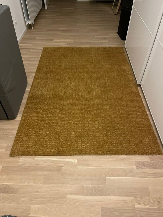 Gelber Teppich LANGSTED Kurzflor (Ikea) Kaufen auf Ricardo