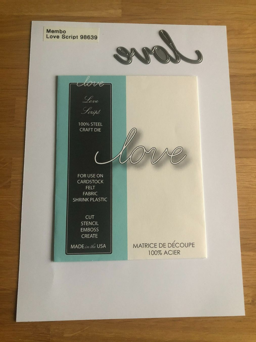 Schablonen: Love Script 98639 - Memory Box – Neu (gemäss Beschreibung) aus Neukirch (Egnach) von muolen
