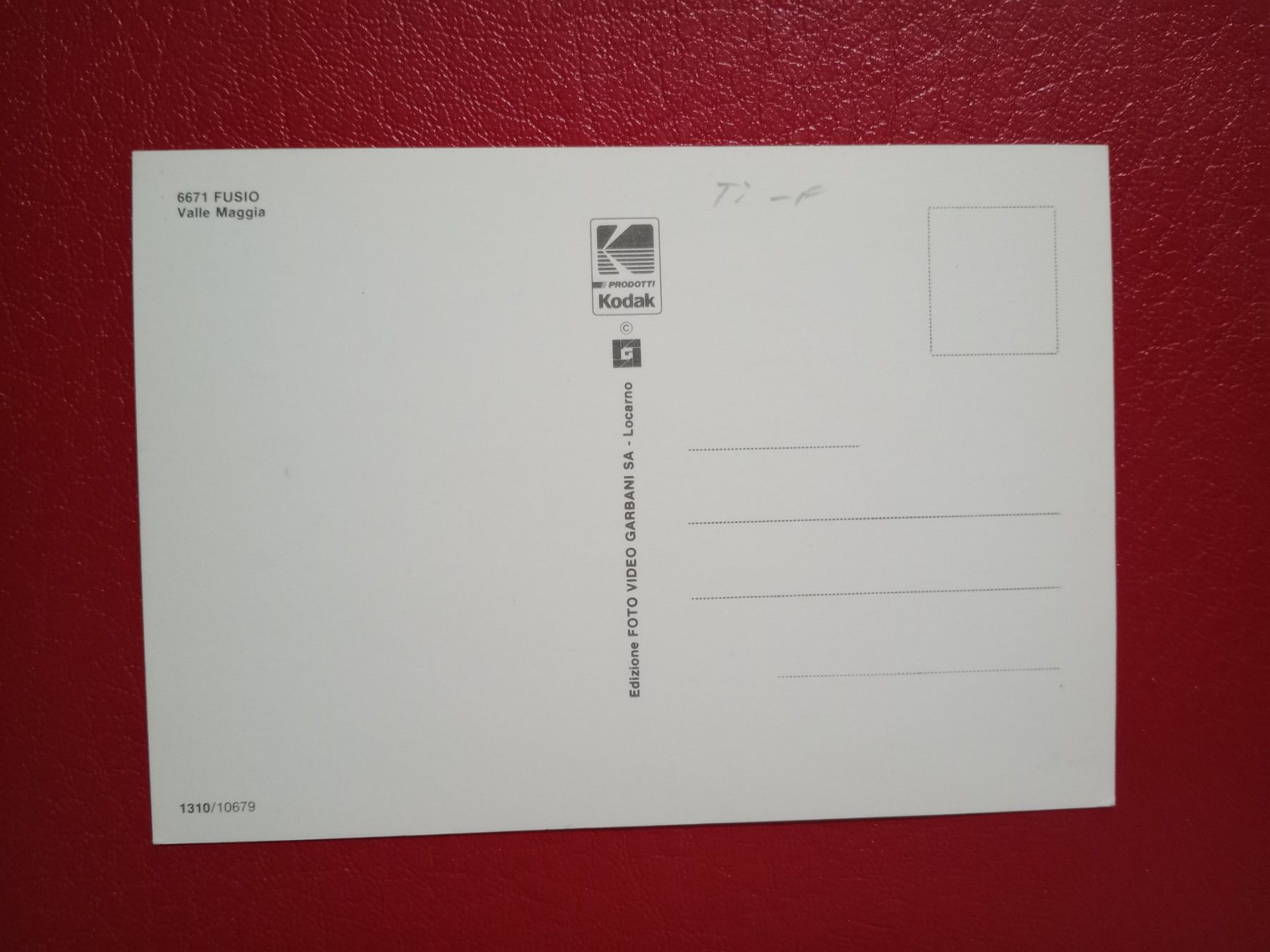 Cartoline postali: Fusio Tessin Valle Maggia – Usato da Küttigen venduto da Melisch1000 1