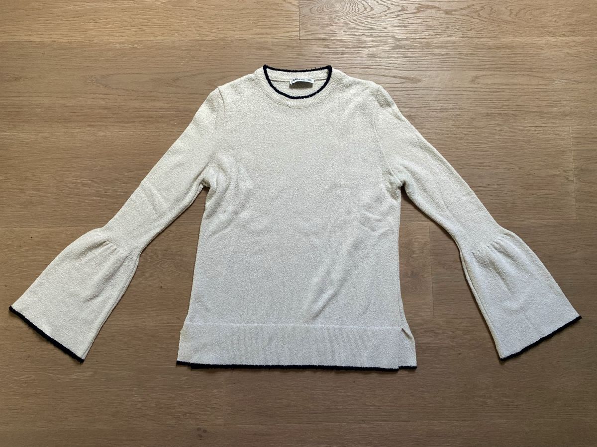 Zara Maglioni & Felpe: Neuwertiger Zara Strickpullover, Farbe Creme, Grösse S – Usato da Winkel venduto da Flyhy2020