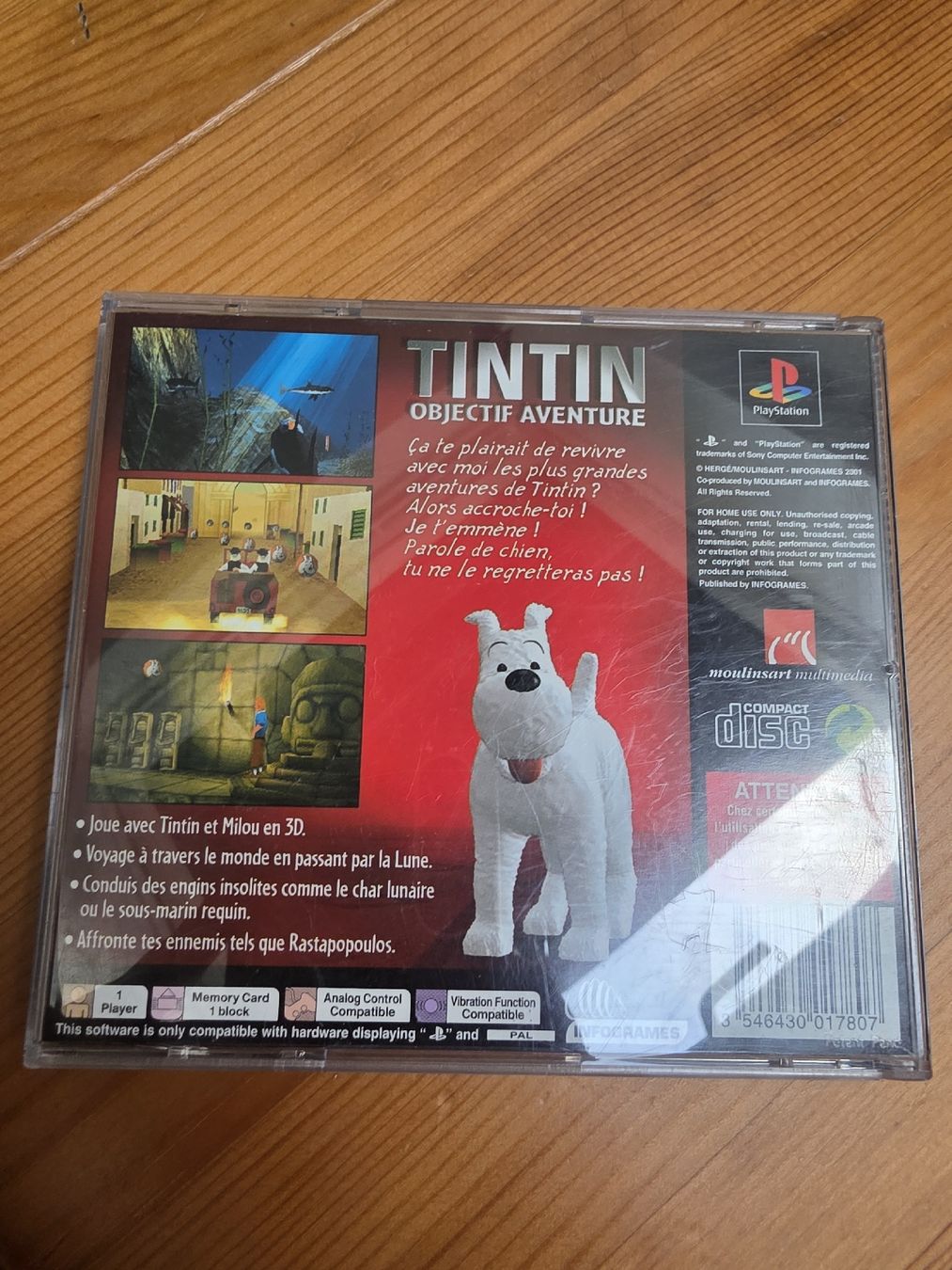 Spiele: Tintin Objectif Aventure PS1 – Gebraucht aus Chavornay von Crash37 1