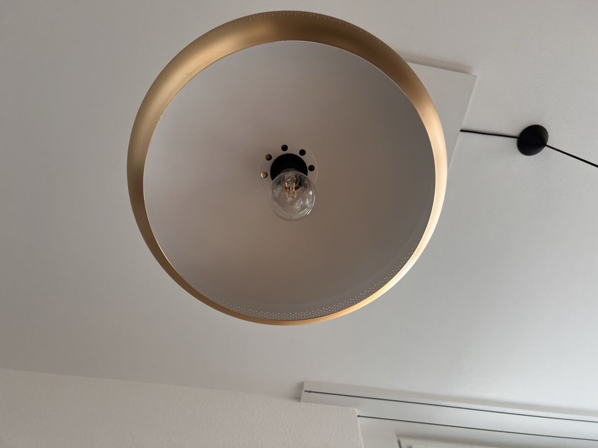 Lampadari & plafoniere: 2x Designer Hängelampe, gold, Deckenlampe – Usato da Grenchen venduto da abu_8rcw 1