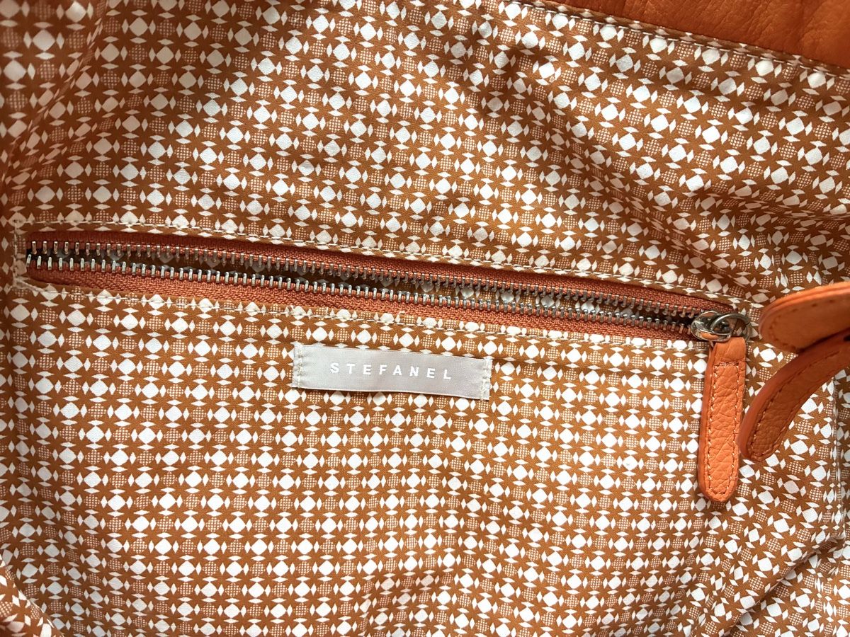 Stefanel Sacs: STEFANEL Ledertasche orange – D'occasion à Zürich par bar_2trt 3