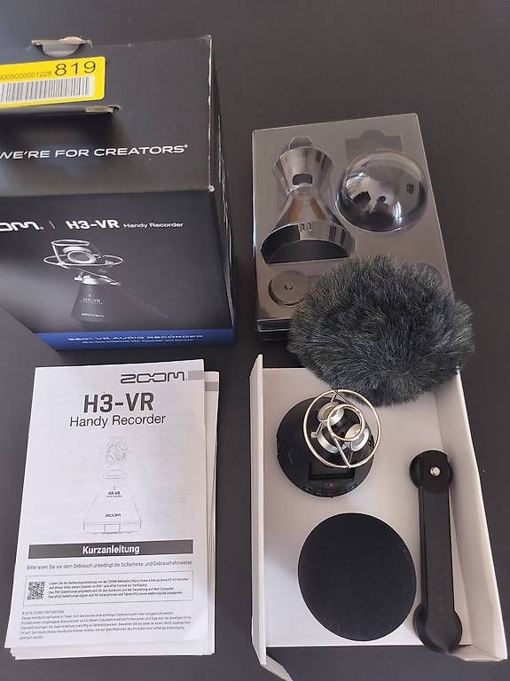 Zoom Mikrofone: Microphone Zoom H3-VR, 360° – Gebraucht aus Bern von klaus578 1