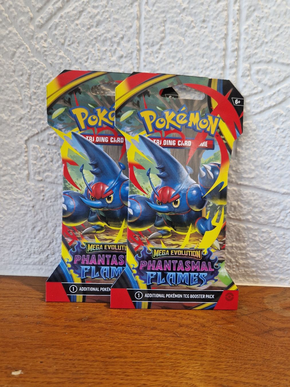 Pokémon Sammelbilder & Trading cards: 2x Phantasmal flames sleeved booster pack ENGLISH – Neu und originalverpackt aus Hubersdorf von mando77