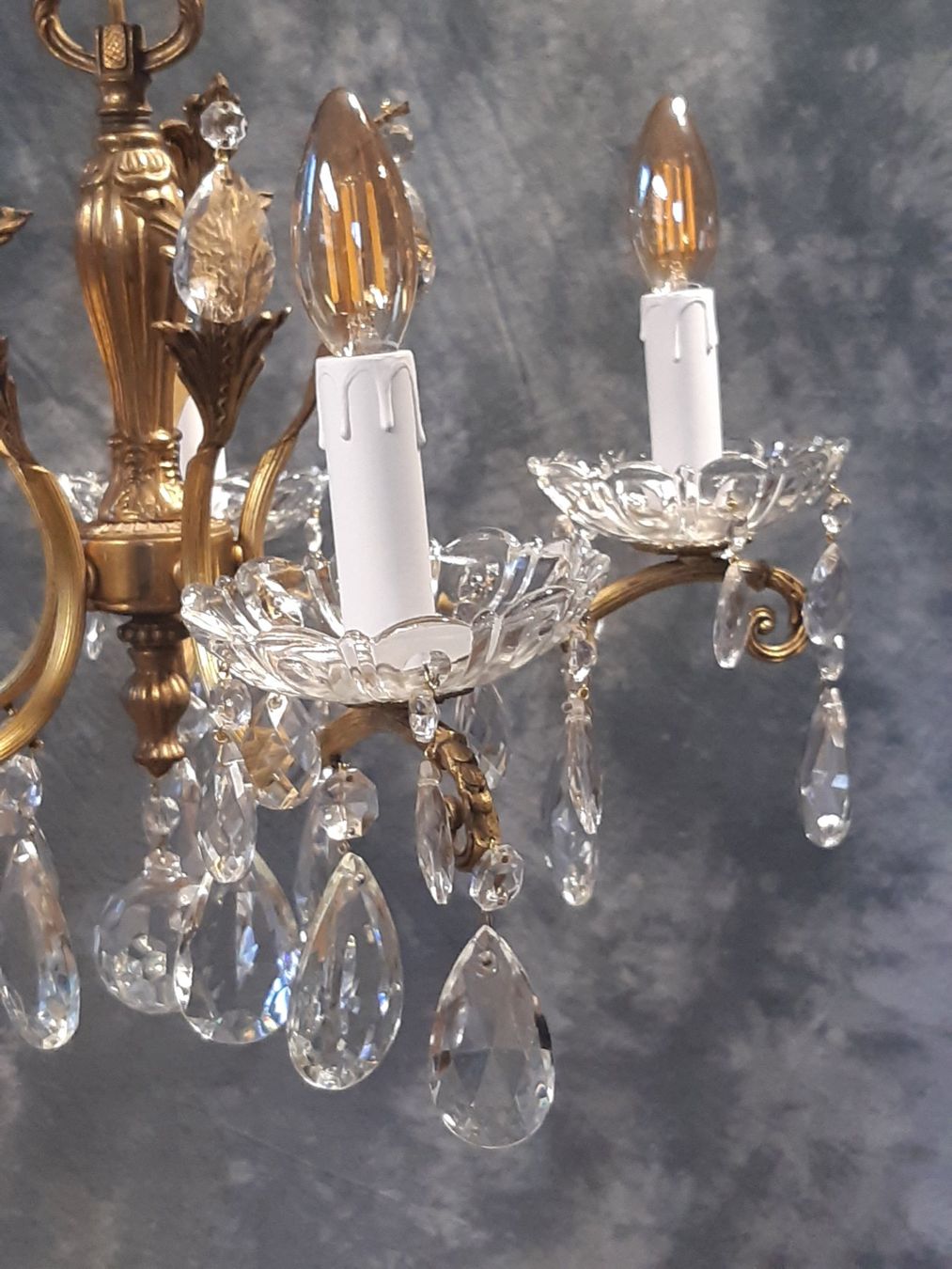Lampadari & plafoniere: Alter Kronleuchter 5 Flammig Total Restauriert – Usato da Winterthur venduto da lampenretter 2