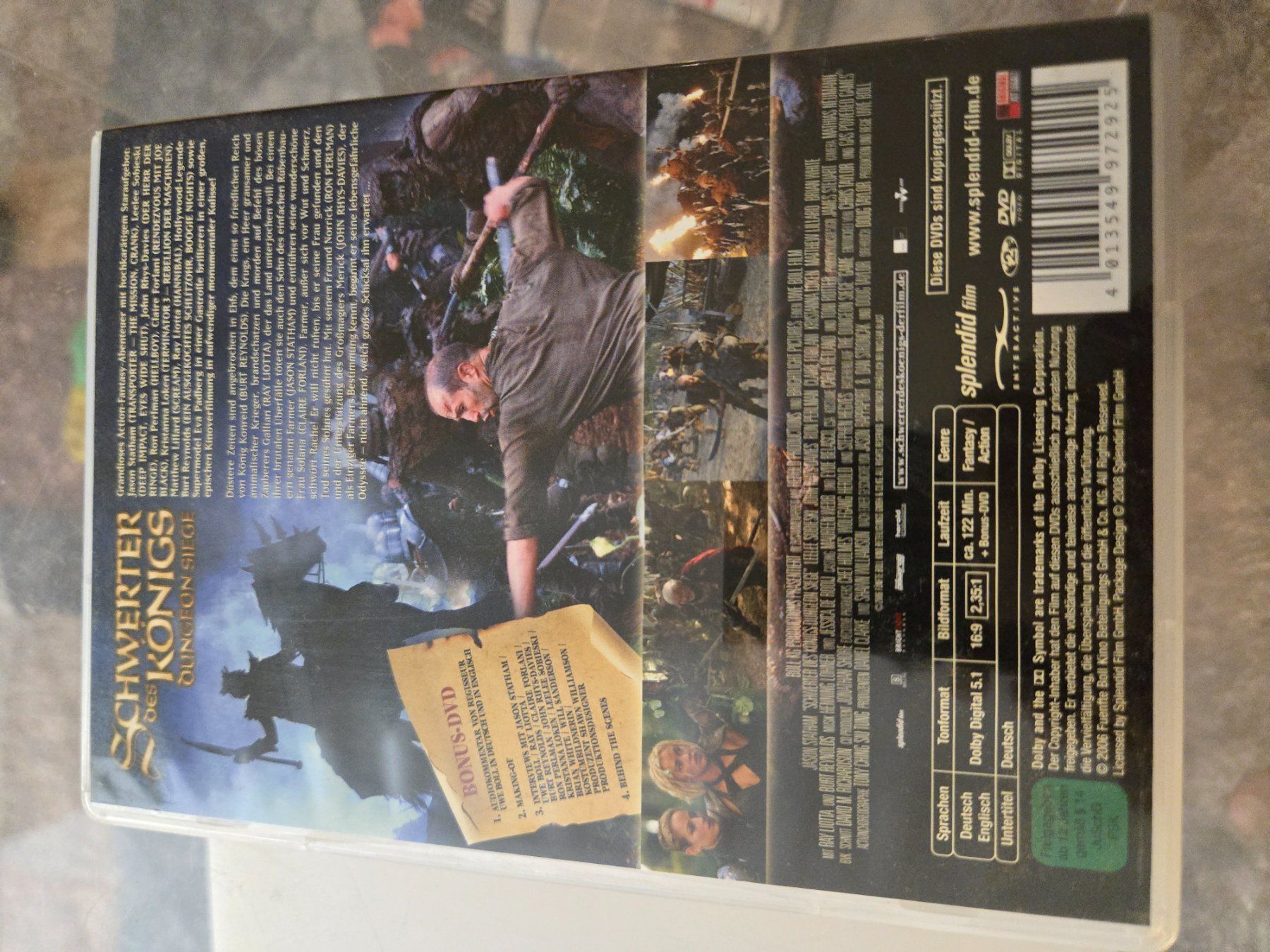 Tutti i DVDs: Schwerter des Königs DVD – Usato da Bussigny venduto da Kfdlt 1
