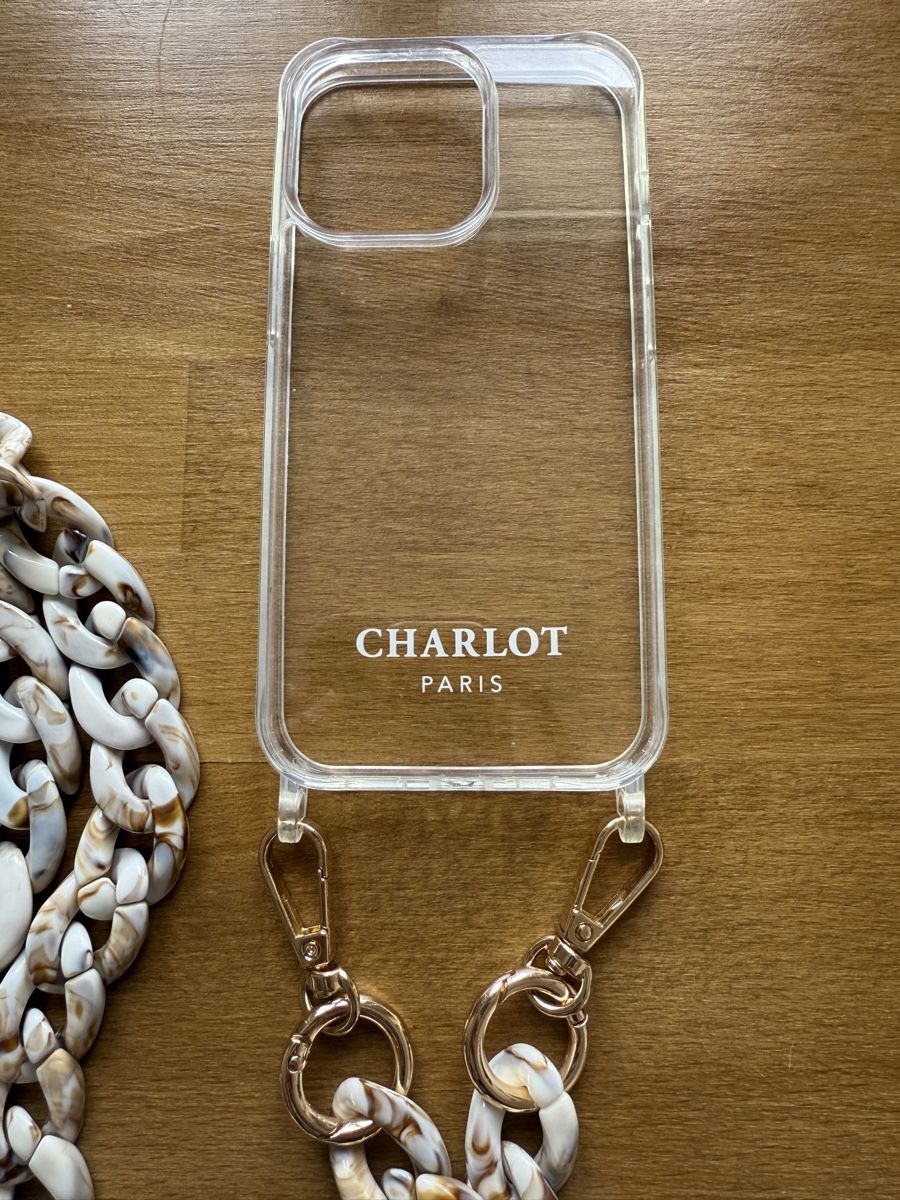 Apple Cover & Protezioni schermo: Coque avec lanière Charlot Paris pour Apple iPhone 13 Pro – Nuovo (secondo la descrizione) da Lausanne venduto da Stephaniesdressing 4