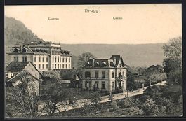 Brugg, Strassenpartie mit Kasino und Bli