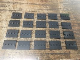 lego 88646 lot de 20 pièces Black Tile, Modified 3 x 4
