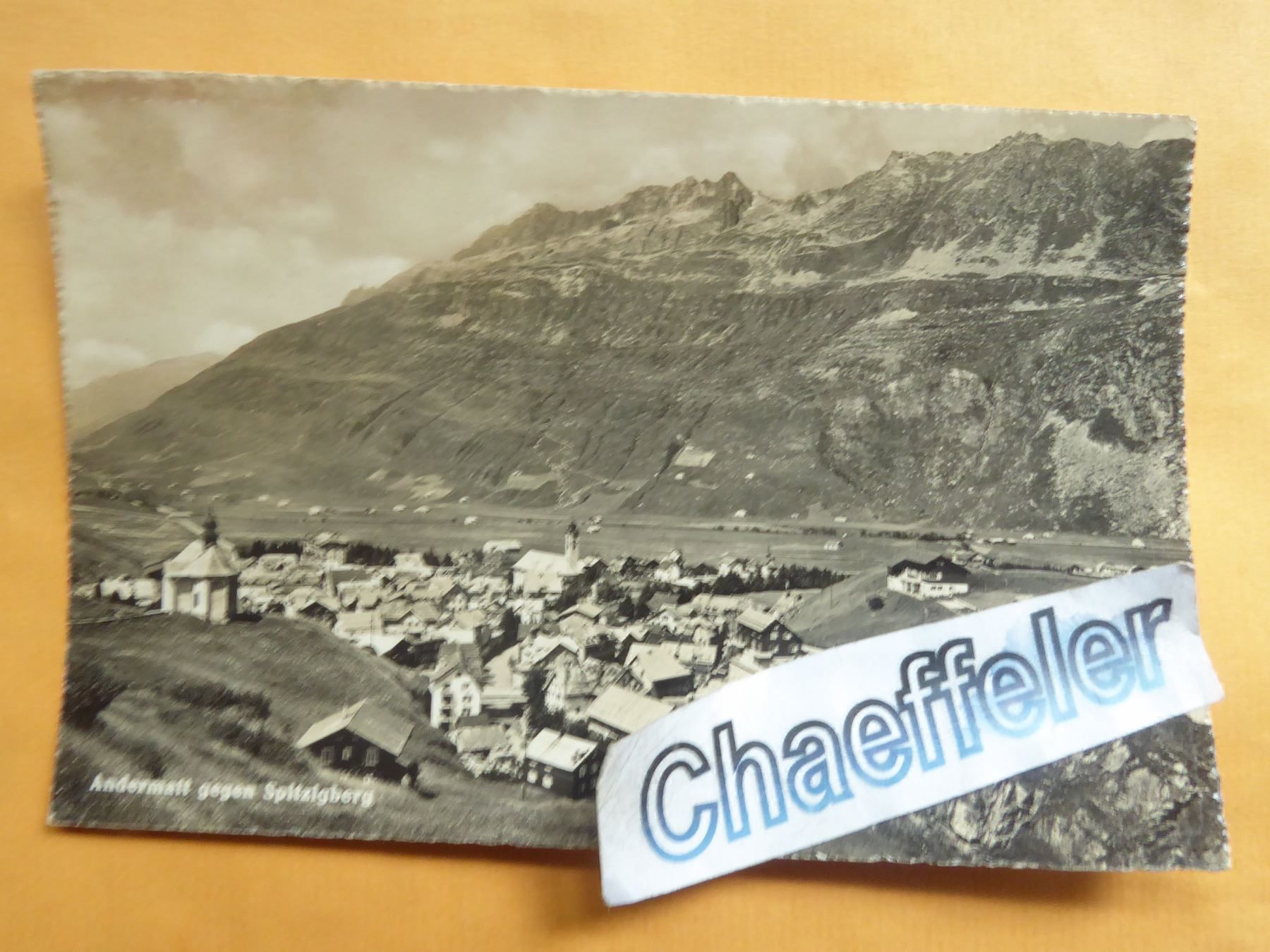 Cartes postales: Andermatt gegen Spitzigberg – D'occasion à Zürich par Chaeffeler