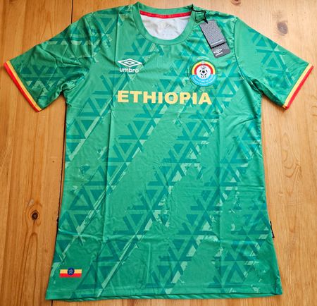 Trikot Äthiopien Umbro NEU Gr. L Fussball Afrika Ethiopia