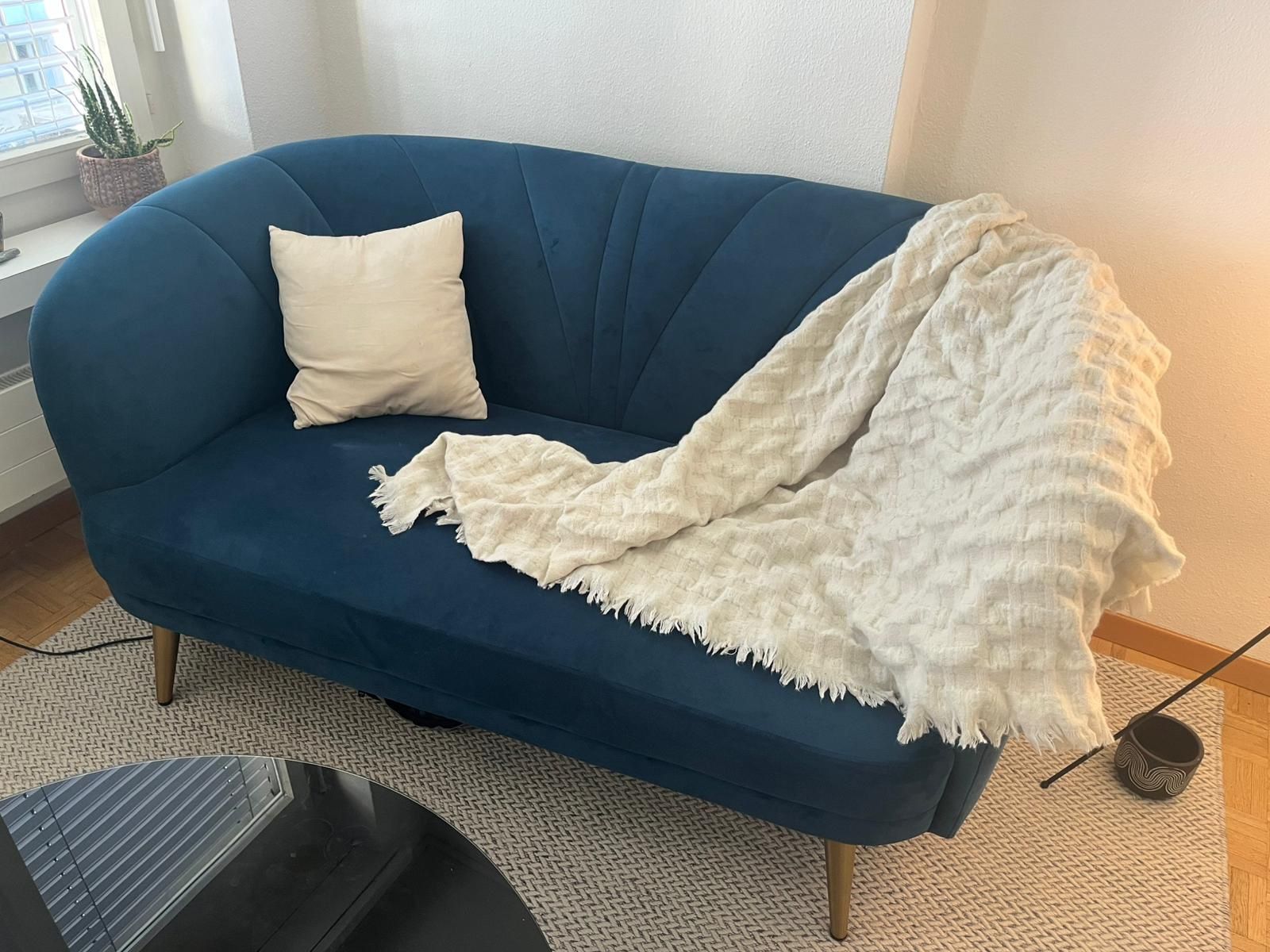 Divani: La Redoute Sofa Leone Himmelblau Farbe – Usato da Zürich venduto da pie_ypg6 1