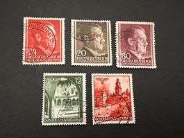 Deutsches Reich  Lot mit Mi. 117-119  gest. (E1996)