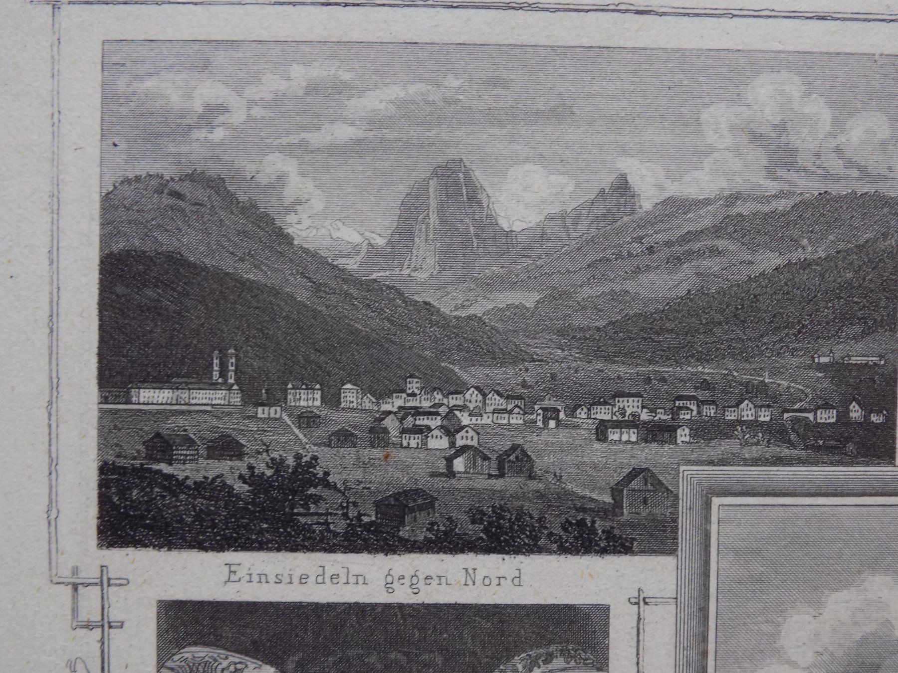 Incisioni: Einsiedeln Etzel Souvenirblatt – Usato da Risch venduto da Rischli15 4