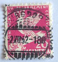 Nr.187 mit Stempel Gedenkausgabe zur Abrüstungskonferenz in 