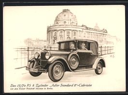 Berlin, Auto Adler Standard 8-Cabriolet 