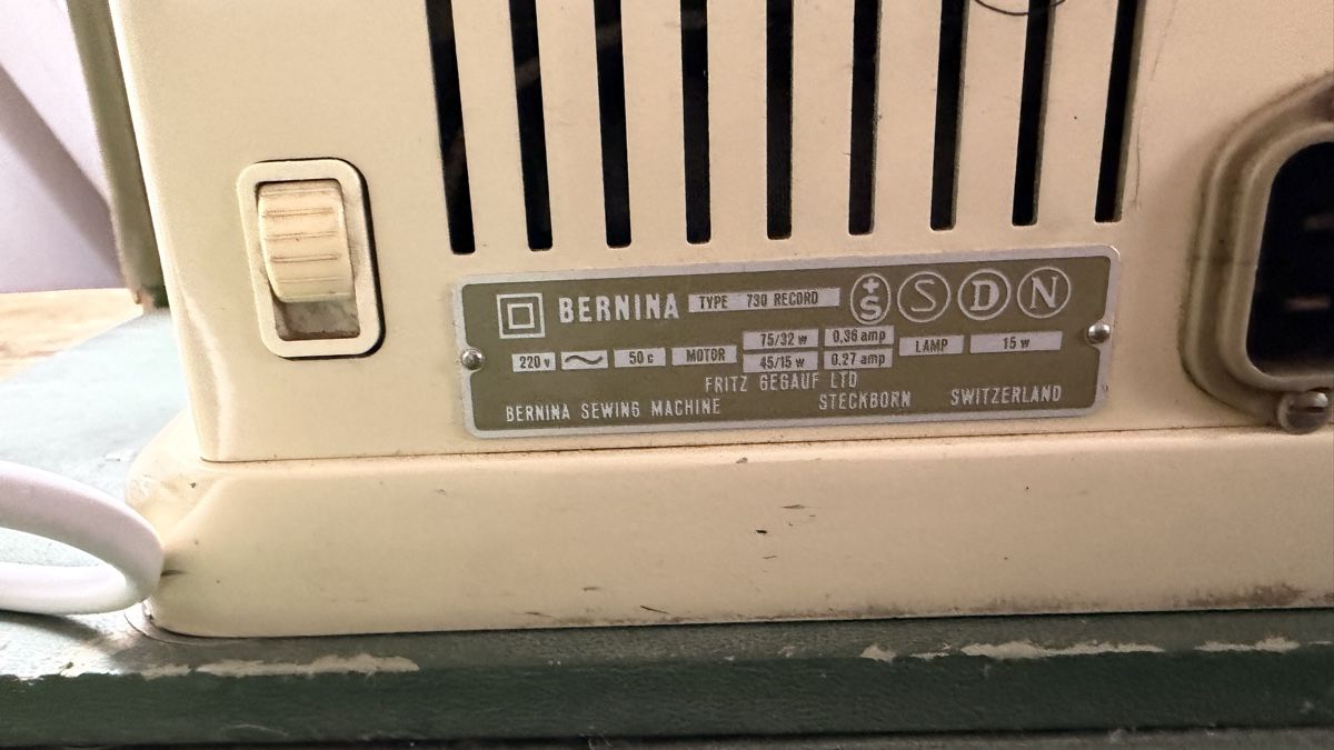 Bernina Macchine da cucire: Bernina 730 Record Oldtimer Nähmaschine- Vintage! – Usato da Bubikon venduto da piznuna 3