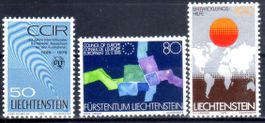 1979 INTERNATIONALE AUSGABE 3 MARKEN ** POSTFRISCH ** - BB8