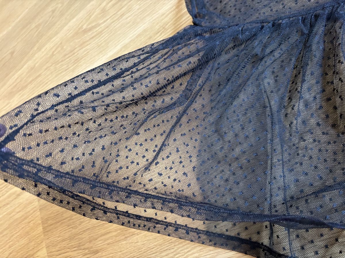Zara Blusen: Zara Top, schwarz, Mesh, getupft – Gebraucht aus Baden von Tiffany6878 4