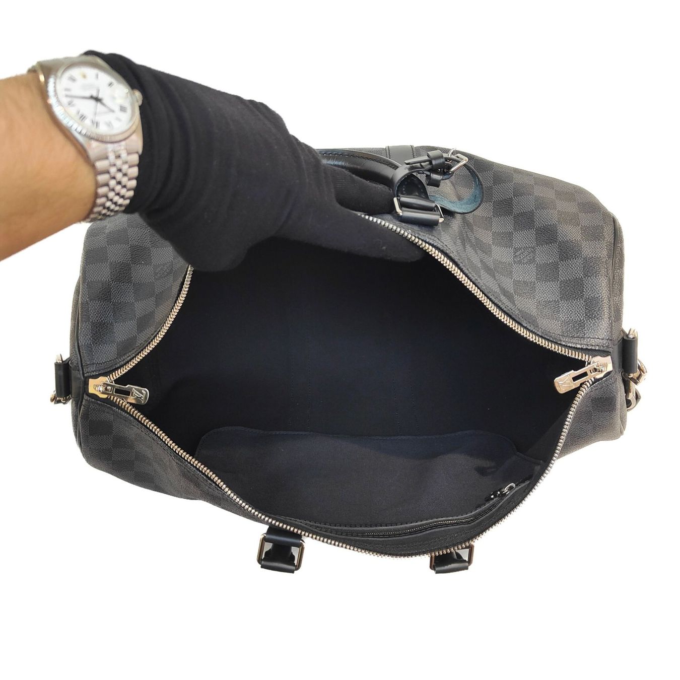 Louis Vuitton Valigie: Sac de voyage Louis Vuitton Keepall 45 Damier Graphite – Usato da Montreux venduto da CashPay_Montreux 6
