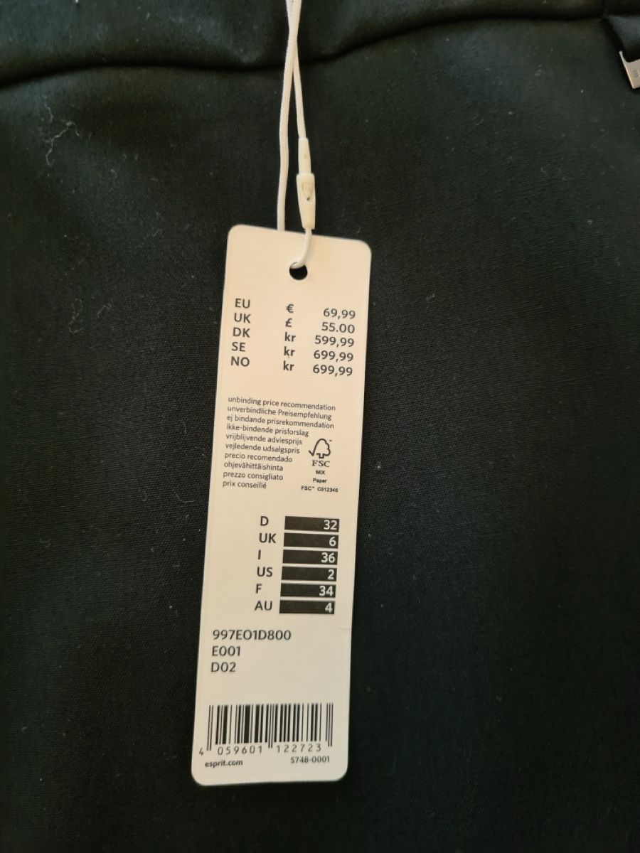 Esprit Gonne: Esprit Bleistiftrock schwarz – Nuovo e nell'imballaggio originale da Zürich venduto da car_9vrr 2