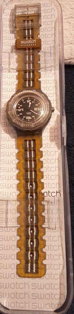 Swatch Orologi: Swatch Uhr ca.2020 snowpass – Nuovo e nell'imballaggio originale da oekingen venduto da beauty1964