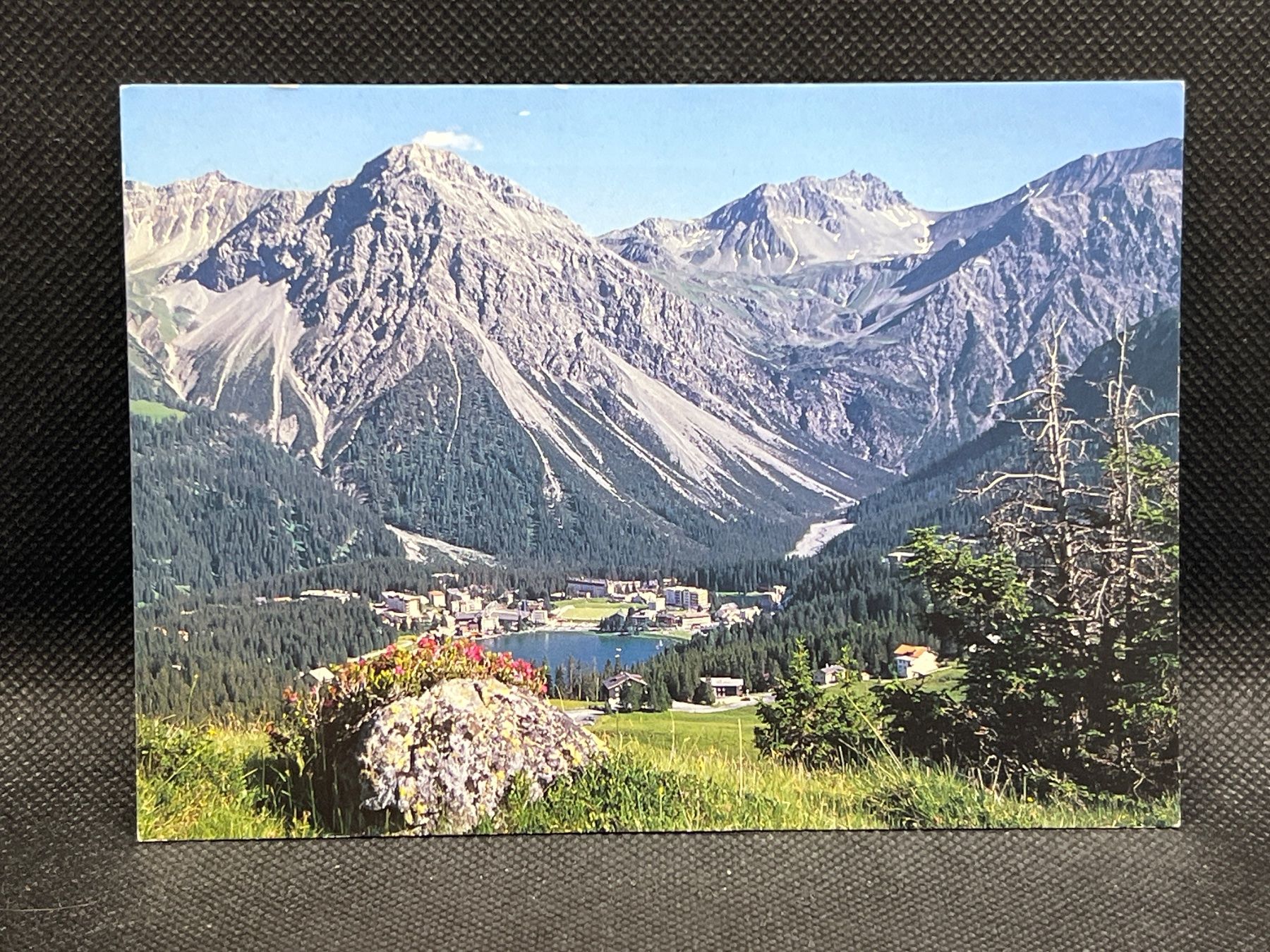 Cartoline postali: Arosa, Prätschli-Obersee mit Schiesshorn – Usato da Widnau venduto da Brusi9