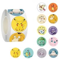 100 Sticker Pokemon, Pikachu, Glumanda, Schiggy, Bisasam, Co