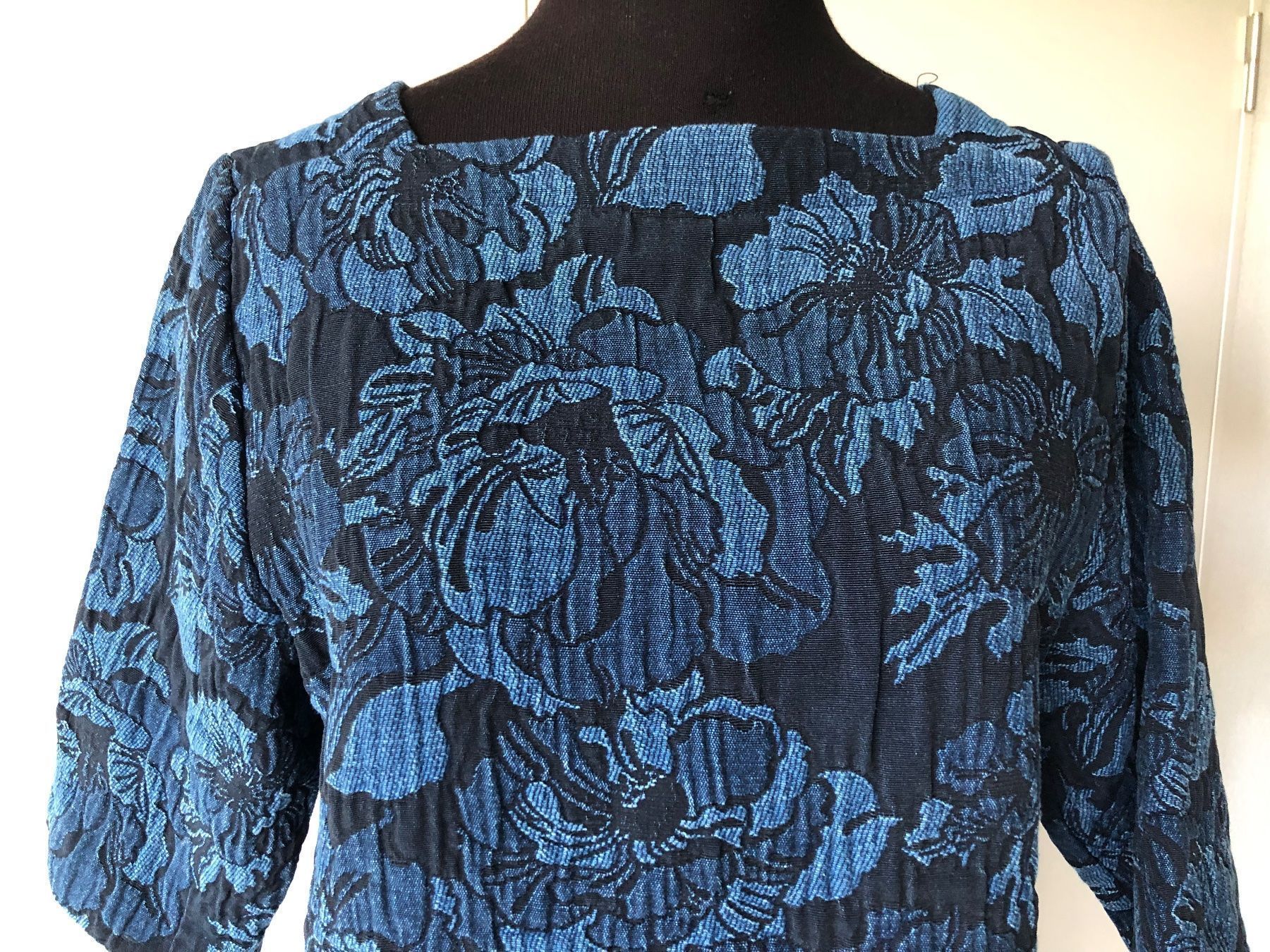 Mango Kleider: MNG Kleid Blau Wunderschöner Stoff! Gr M – Gebraucht aus Bern von Etzy 2