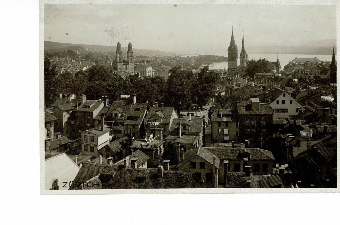 Ansichtskarten: Ansichtskarte Zürich gelaufen 1925 – Gebraucht aus Ebmatingen von desalli