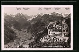 Braunwald, Hotel-Pension Alpenblick mit 