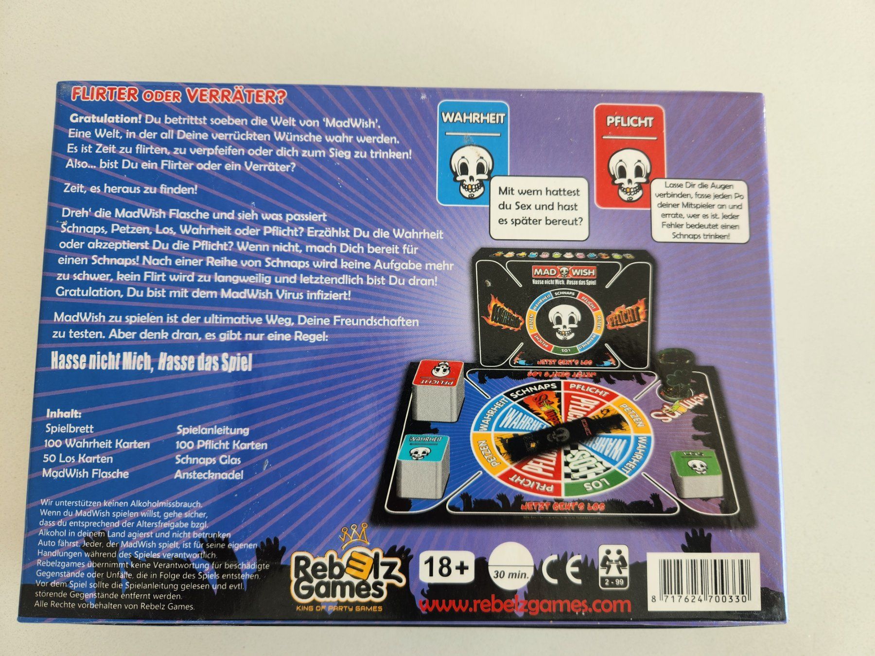 Giochi: Mad Wish Trinkspiel Neu – Nuovo (secondo la descrizione) da Tuggen venduto da Restposten_secondh 2