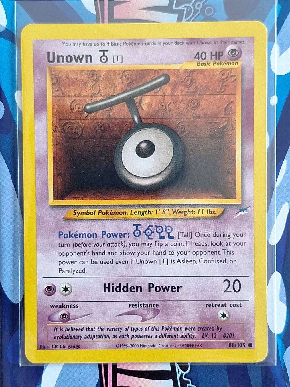 Pokémon Carte collezionabili: Unown Icognito - Neo Destiny – Usato da Altstätten SG venduto da GGsGameshop