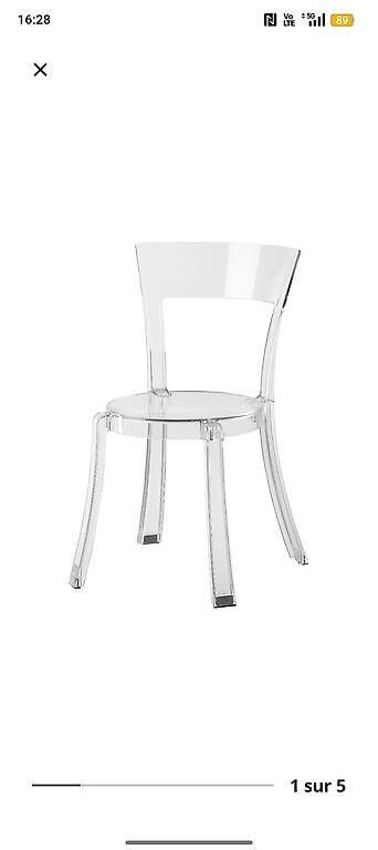 Chaises: 4 chaises Ikea Stein transparentes – D'occasion à Brügg BE par mari71 2