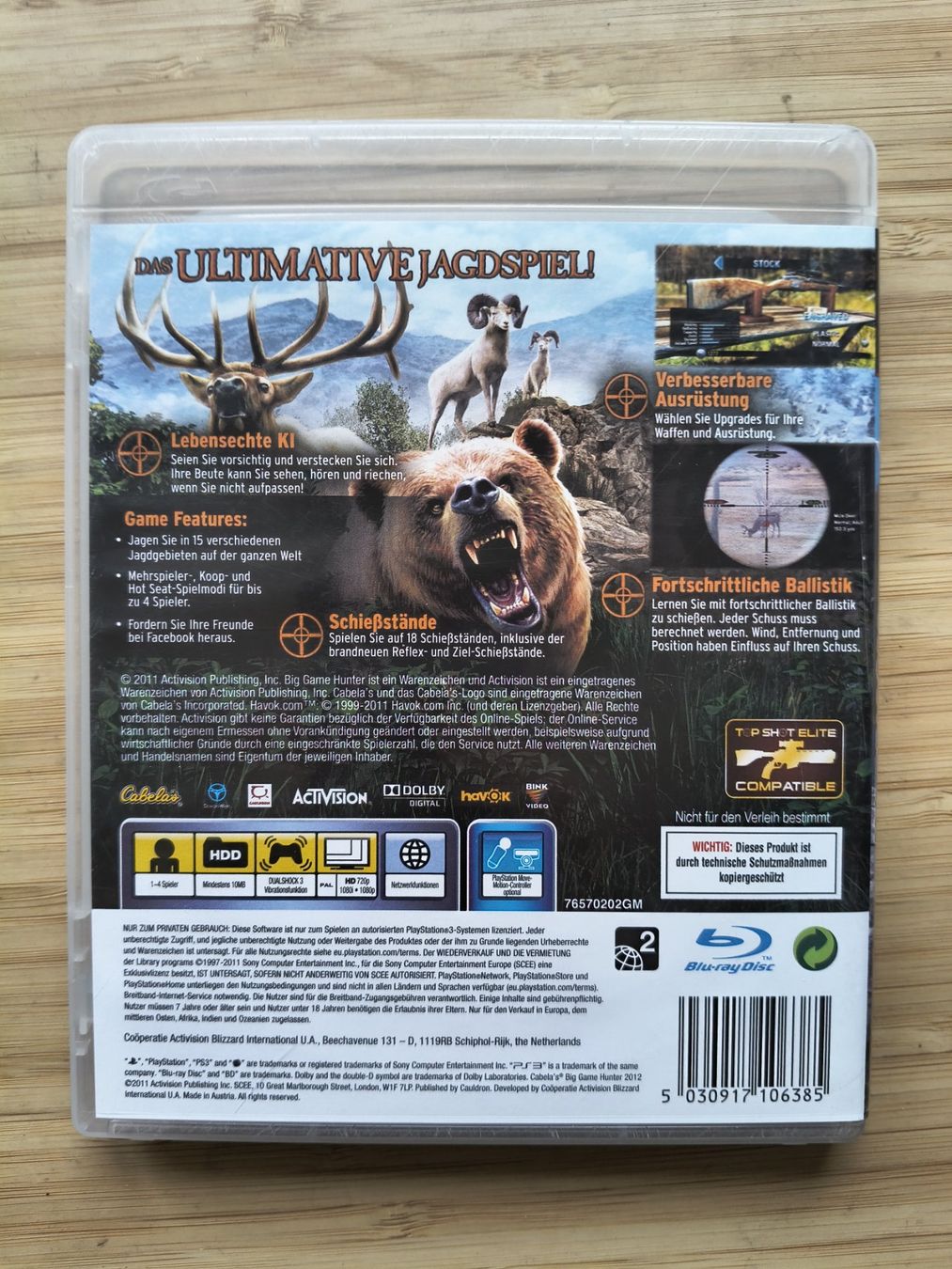 Spiele: Cabela's Big Game Hunter 2012 (PS 3) – Gebraucht aus Riedholz von ste_96cd 1