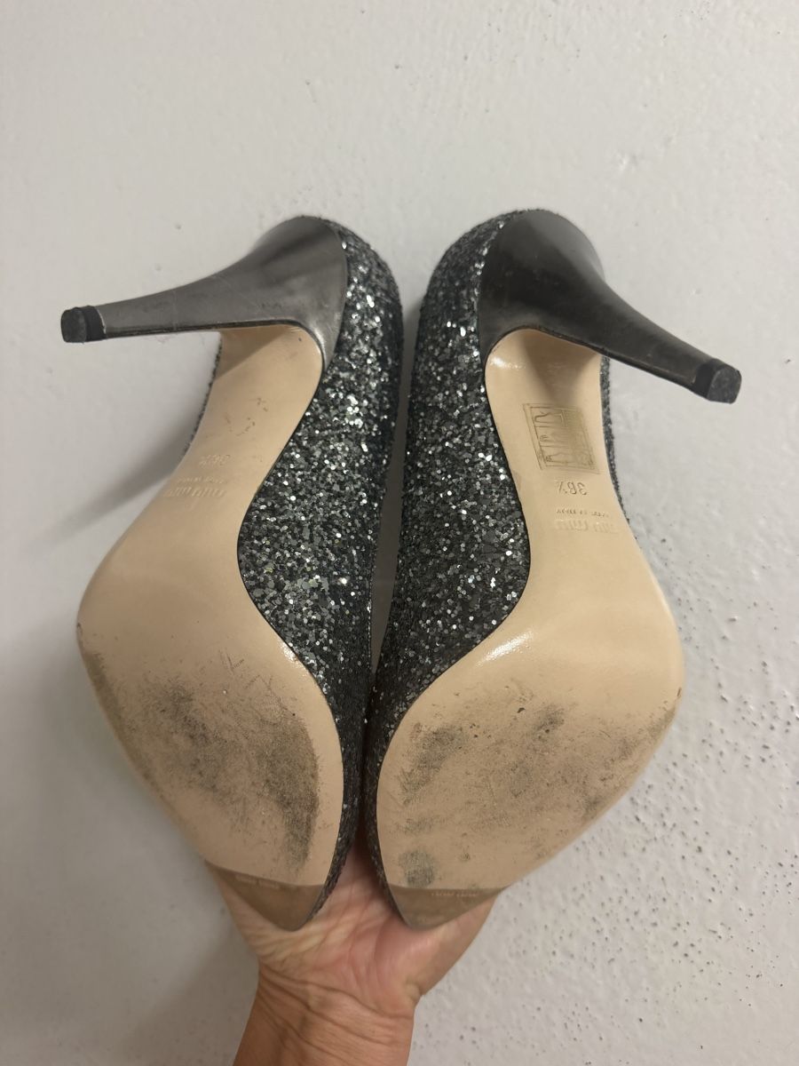 Miu Miu Damenschuhe: Miu Miu Glitter Heels  – Gebraucht aus Herrliberg von Tubalp 2