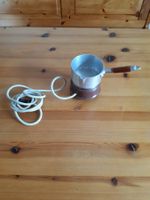 Elektrischer Vintage Milchkocher mit Warmhalteplatte