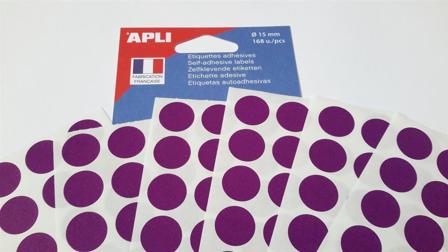 Sticker: Markierungspunkte, violett, 15mm, 168 x – Nuovo e nell'imballaggio originale da St. Gallen venduto da cointec 5