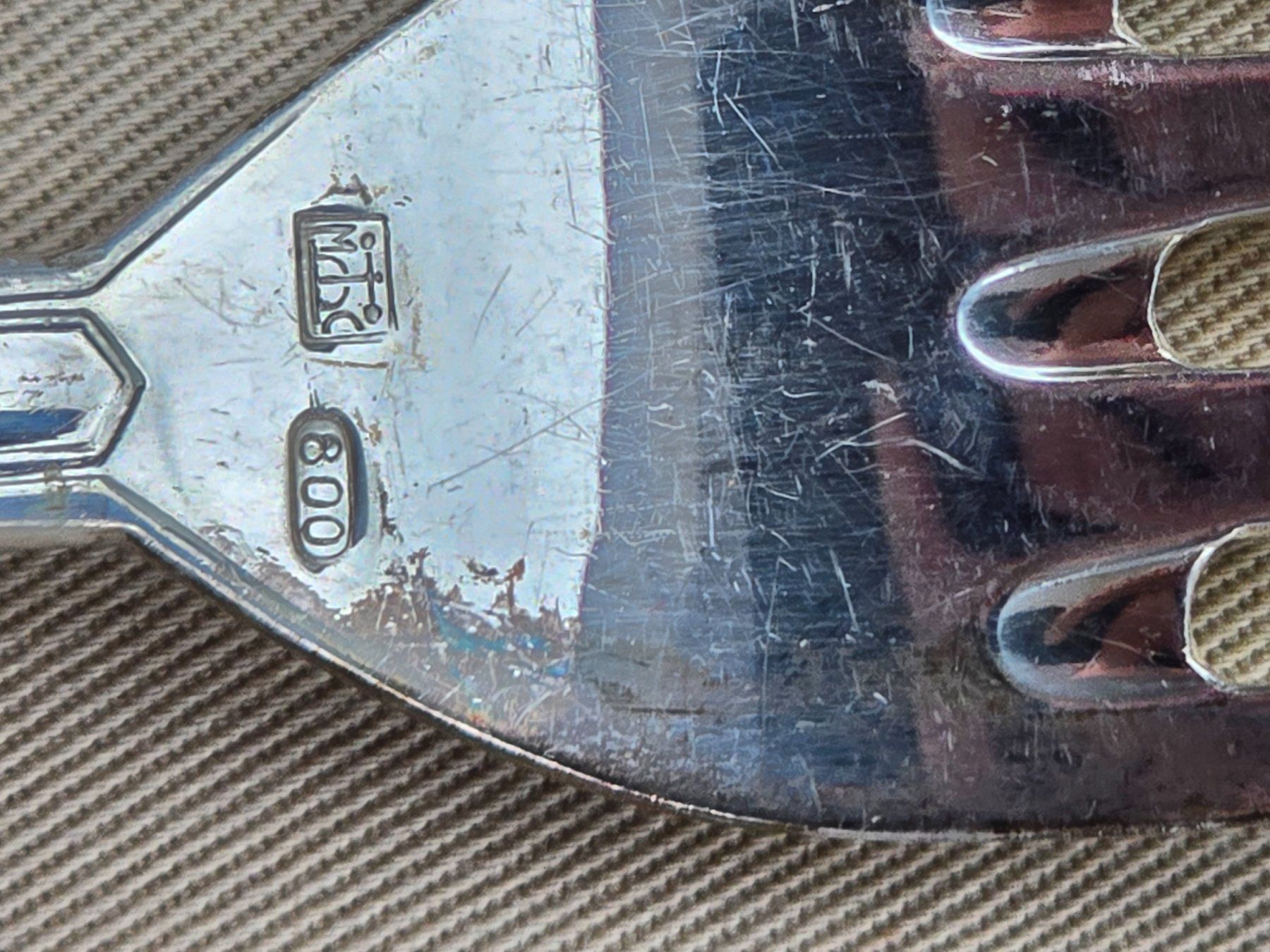 Set di posate: Silber-Besteck-Set (800er Silber), ca. 6.5 kg – Usato da Oberhofen am Thunersee venduto da OliCH76 6