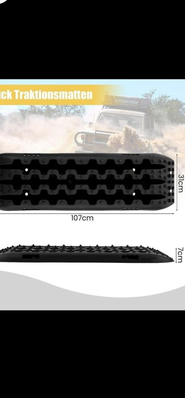 Rampe di accesso: Anfahrhilfe Sandbleche 107x31 – Nuovo (secondo la descrizione) da unterägeri venduto da Cfmotor 1