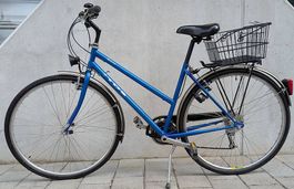 Damenvelo Tour de Suisse Eco, blau, fast-vintage