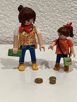 Playmobil Mutter und Tochter auf Shoppingtour