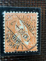 Sitzende Helvetia Nr.32c Vollstempel Lausanne  (5672)